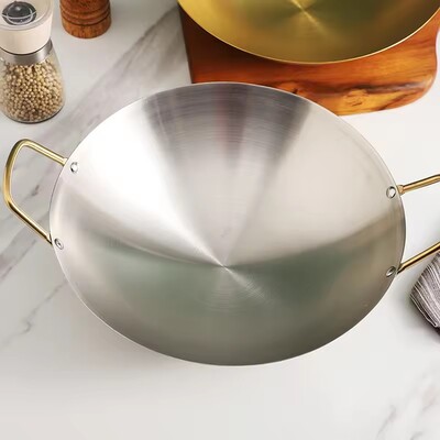 26cm Golden Handle Wok